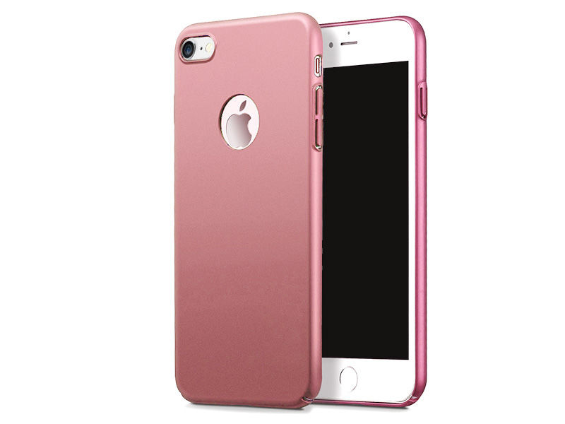 Etui Thin Case do iPhone 6/ 6S Różowe + Szkło - Różowy