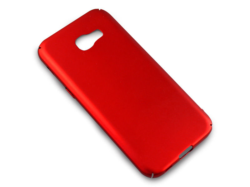 Etui Thin Case do Samsung Galaxy A5 2017 Czerwone + Szkło - Czerwony