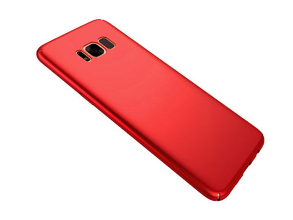 Etui Thin Case do Samsung Galaxy S8 Czerwone + Szkło - Czerwony