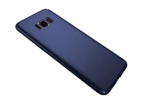 Etui Thin Case do Samsung Galaxy S8 Granatowe + 3D Szkło Mocolo - Granatowy
